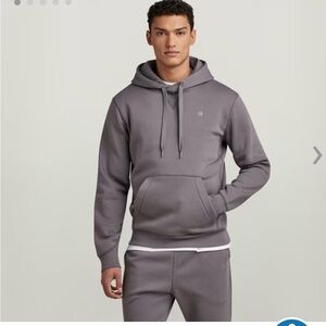 g star raw Premium Core Hooded Sweater Grey M